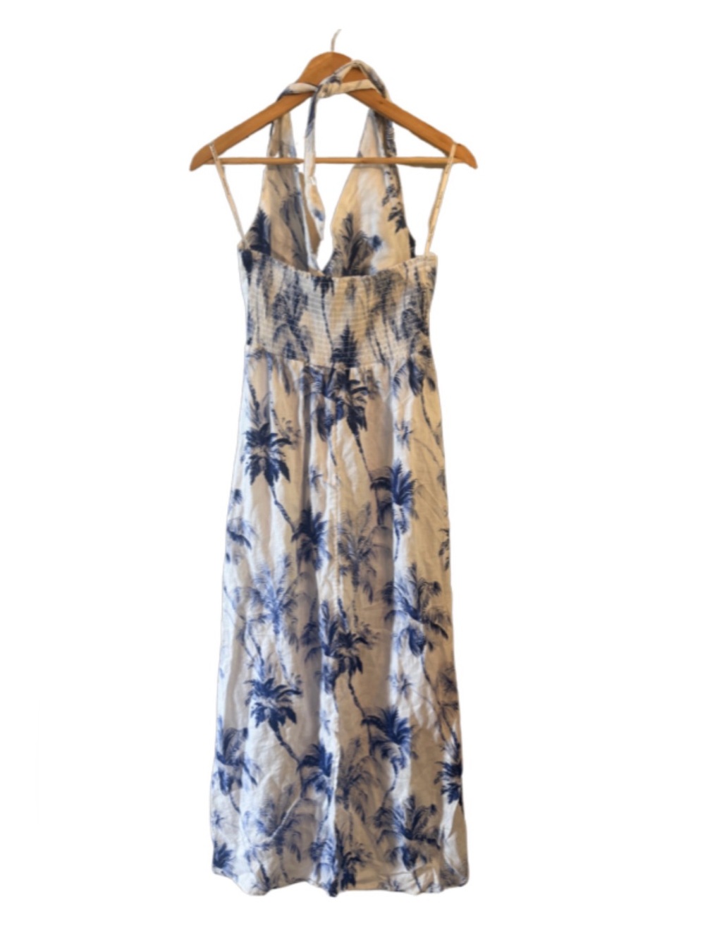 Tommy Bahama Art of Palms 100% Linen Maxi Dress Size Medium - Picture 3 of 7